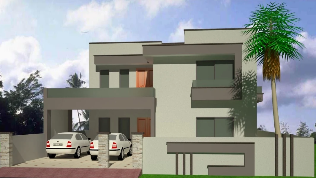 Modern house design by The Niaz Builders Multan