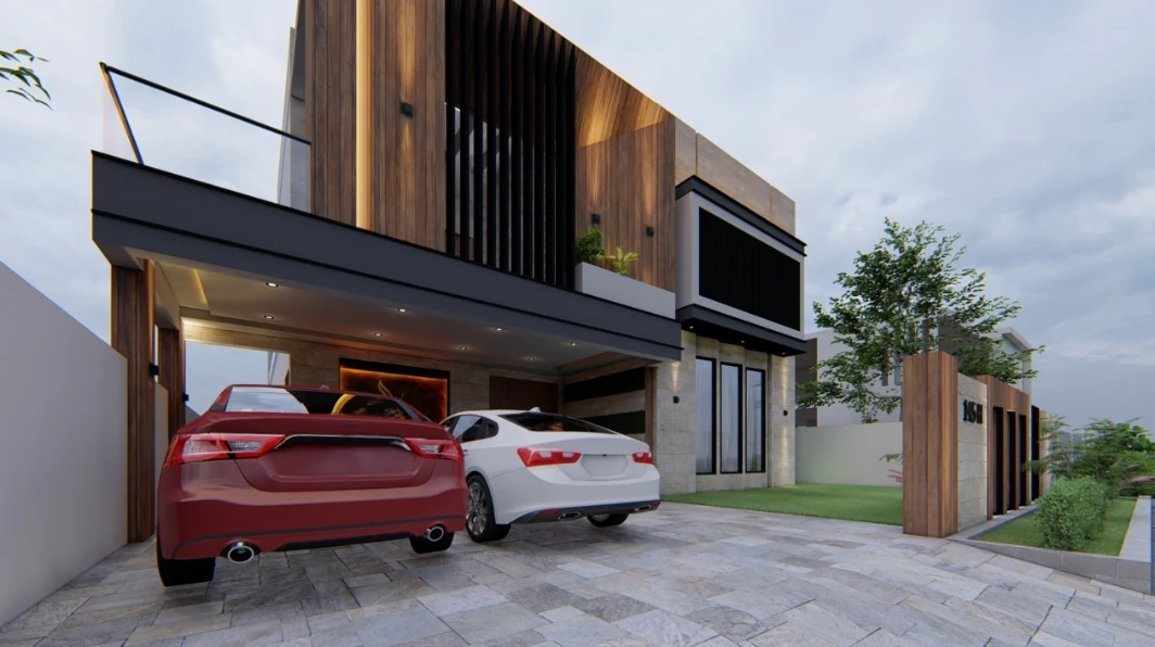 145-H DHA Multan front elevation for sale