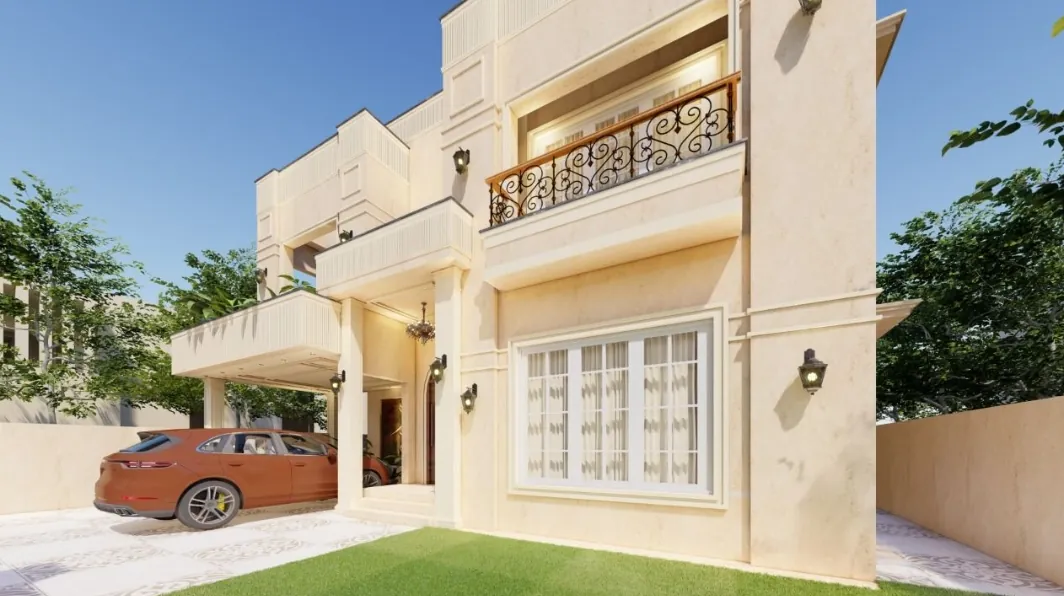 183 R DHA Multan house side view for sale